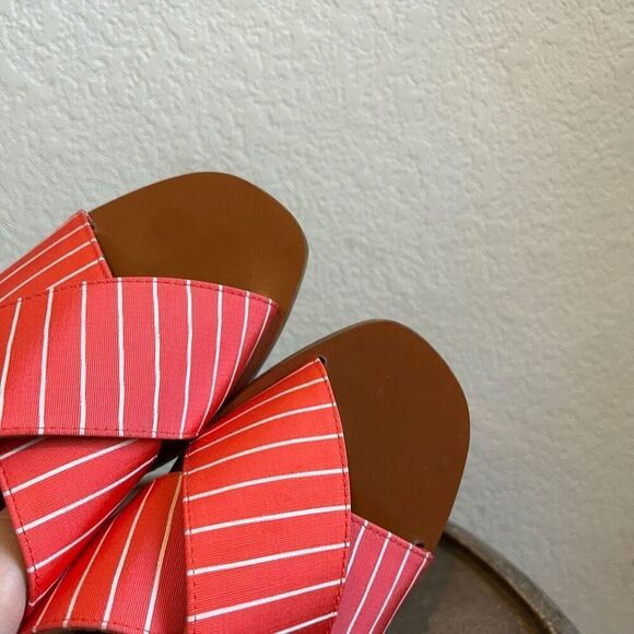 Lanapo Malta N6 Sandal Criss Cross Strap Canvas Leather Women’s 39 | US 8 - Picture 8 of 10